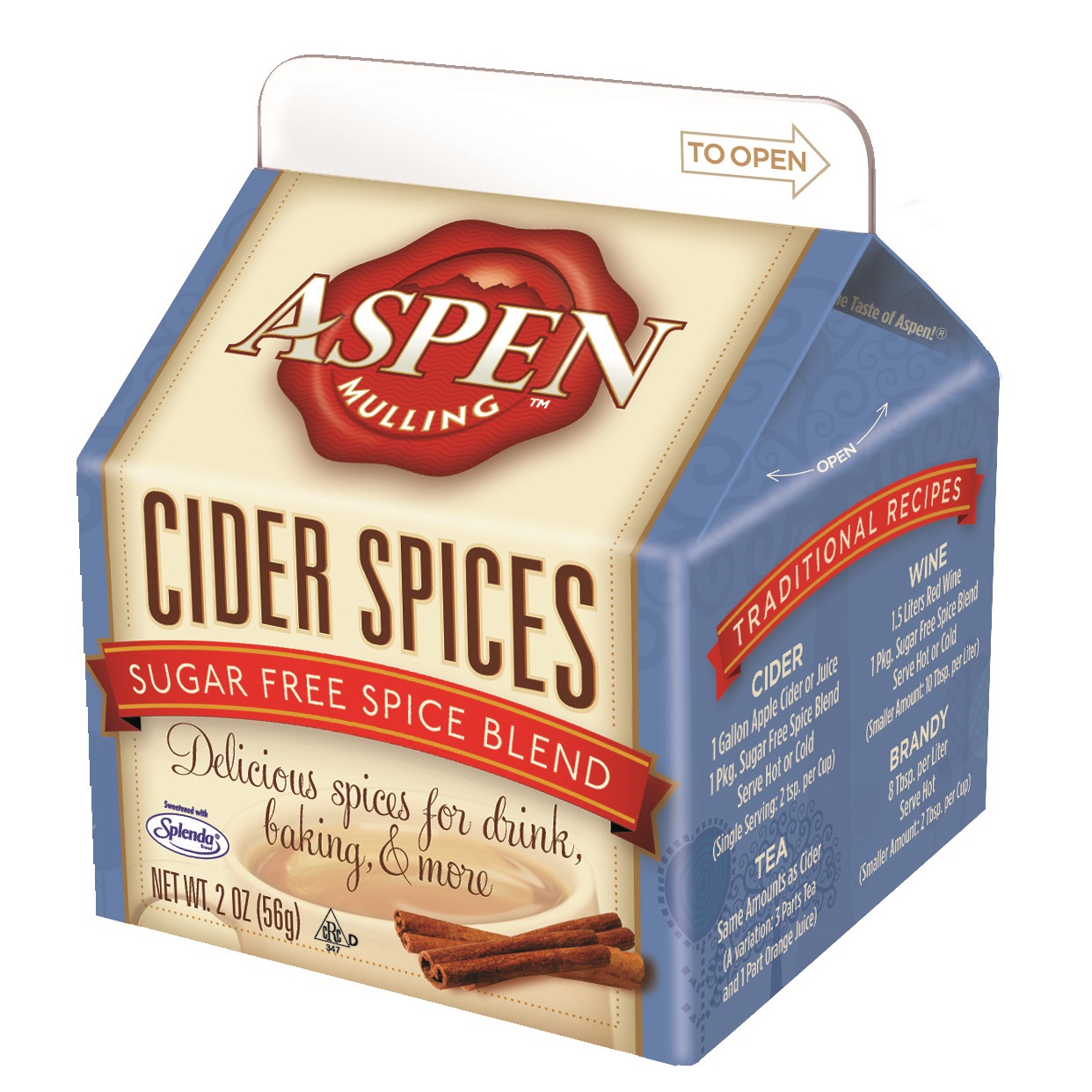 Aspen Mulling Spices Sugar Free Spice Blend